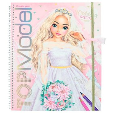 Create your Wedding Special TOPModel colouring könyv