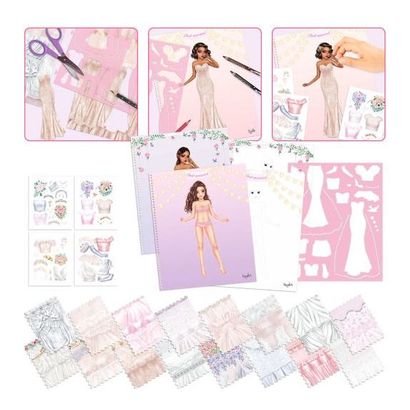 Create your Wedding Special TOPModel colouring könyv Create your Wedding Special TOPModel colouring könyv