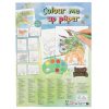 Dino World Kifestő Papír