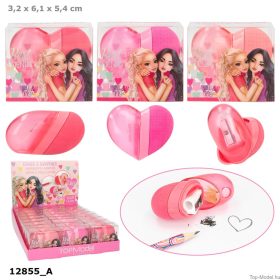 TOPModel 2in1 Szív Radír és Hegyező BEST FRIENDS