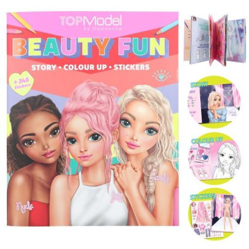 TOPModel Kifestőkönyv BEAUTY FUN