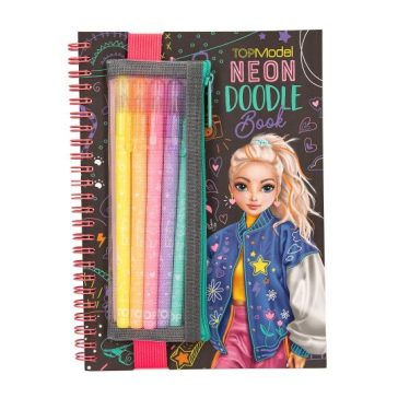 TOPModel Neon Doodle Könyv Neon toll készlettel