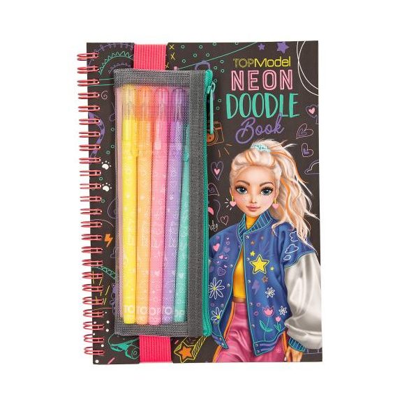 TOPModel Neon Doodle Könyv Neon toll készlettel TOPModel Neon Doodle Könyv Neon toll készlettel