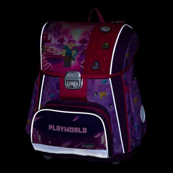 Iskolatáska szett OXY Premium 3 részes Playworld Girl tolltartóval és tornazsákkal Iskolatáska szett OXY Premium 3 részes Playworld Girl tolltartóval és tornazsákkal