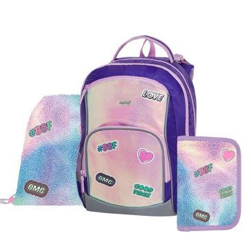   Iskolatáska szett OXY Go 3 részes Fashion tolltartóval és tornazsákkal