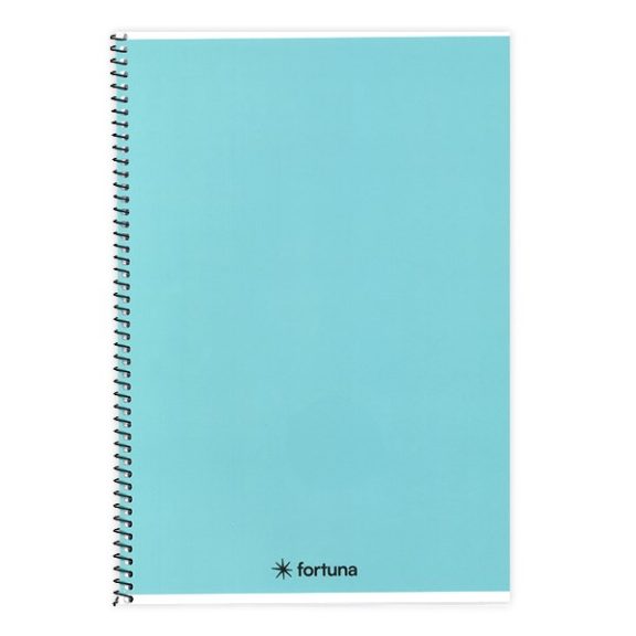 Spirálfüzet vonalas FORTUNA Monocolor A/4 70 lapos pasztell kék Spirálfüzet vonalas FORTUNA Monocolor A/4 70 lapos pasztell kék